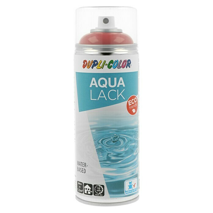 Dupli-Color Aqua Lakspray RAL 3000 (Vuurrood, Hoogglans, 350 ml)