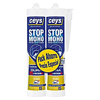 Ceys Silicona Stop Moho Pack 2 unidades (Translúcido, 280 ml)