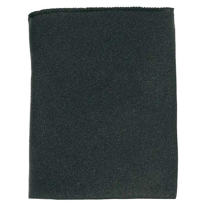 Craftomat Filterelement - Passend für: verschiedene Modelle - Nahaufnahme eines schwarzen Schaumstoffstücks mit einer texturierten Oberfläche und einem feinmaschigen Rand.