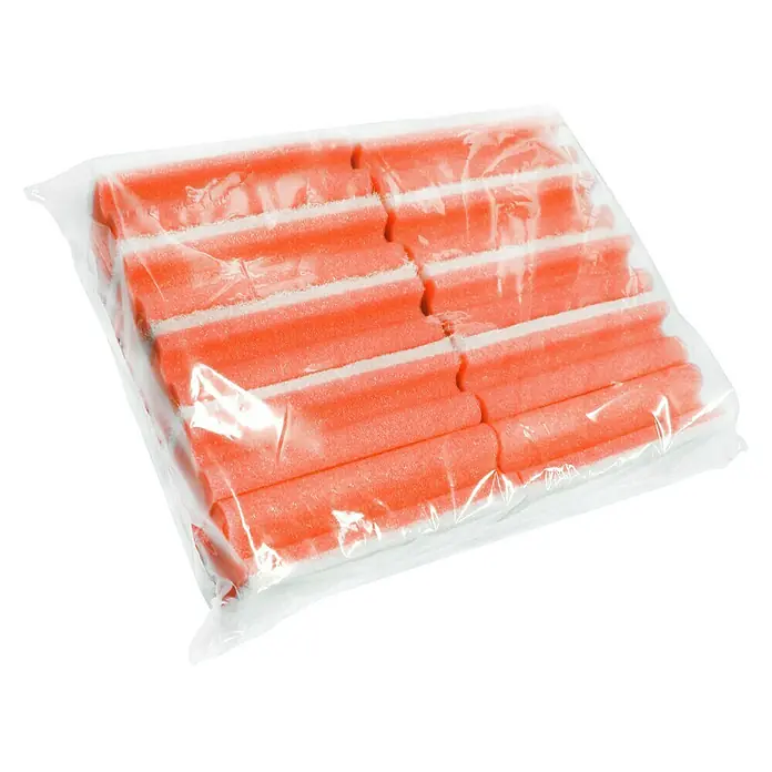 Reinigungsschwamm - 10 Stk., Rot - Eine Packung Surimi-Sticks in einer transparenten Plastikverpackung, ideal für Sushi oder als Snack.