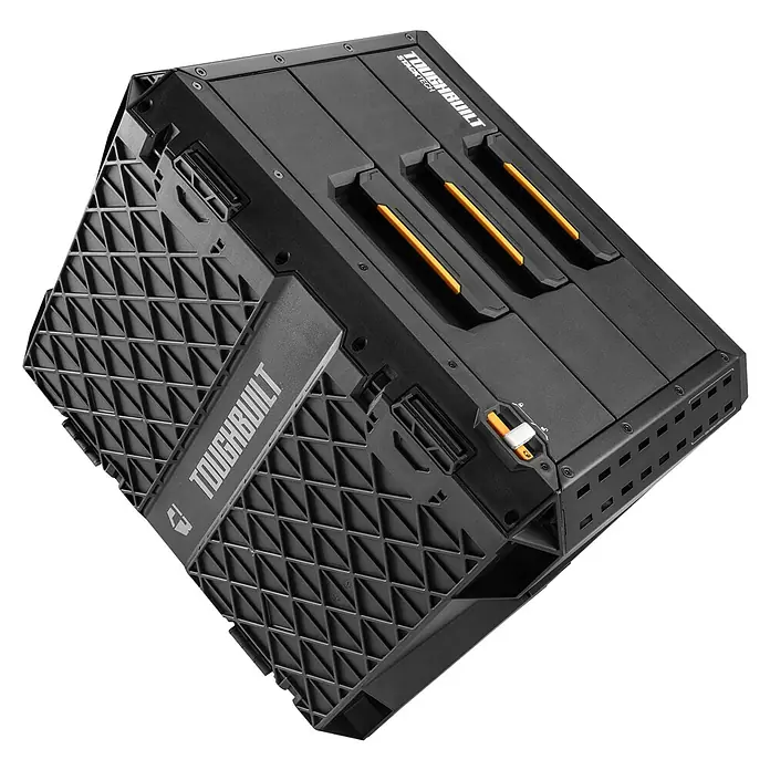 ToughBuilt StackTech Werkzeugkasten mit 3 Schubladen - L x B x H: 40 x 53 x 39 cm, Kunststoff - Das robuste ToughBuilt StackTech-System bietet hohe Funktionalität mit einem modularen Aufbau zur optimalen Organisation von Werkzeugen.