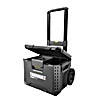 ToughBuilt StackTech Rollende Profi-Box (L x B x H: 50 x 56 x 66,5 cm, Kunststoff, Ausziehbarer Handgriff) | BAUHAUS