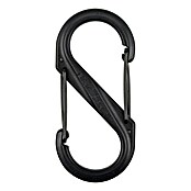 Nite Ize Doppelkarabiner (89 x 38 mm, Kunststoff, Schwarz, Zugfestigkeit: 33 kg)