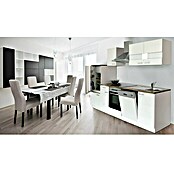 Respekta Composición de cocina (Ancho: 280 cm, Con dispositivos eléctricos, Blanco)