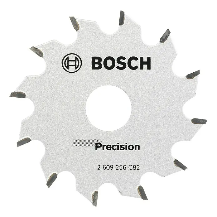 Bosch Kreissägeblatt Spezial - 65 mm, Bohrung: 15 mm, Anzahl Zähne: 12 Stk. - Vorderansicht