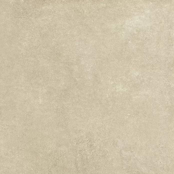 Feinsteinzeugfliese Giant - 79,7 x 79,7 cm, Beige, Matt - Helle beige strukturierte Oberfläche mit mattem Finish, geeignet für Boden- oder Wandfliesen.