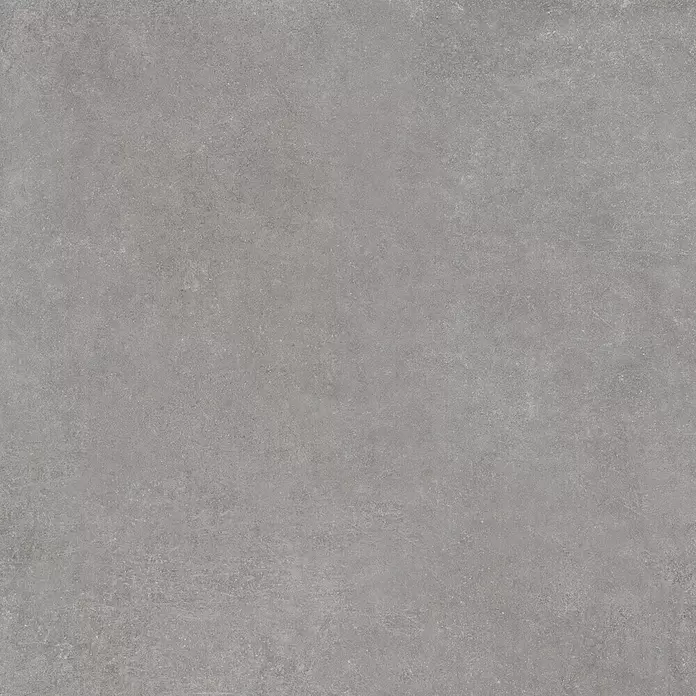 Feinsteinzeugfliese Giant - 79,7 x 79,7 cm, Grau, Matt - Graue Betonoptik-Oberflächenstruktur mit subtilen Variationen.