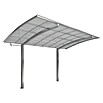 Ximax Carport Portoforte 80 (4,9 x 2,7 m, Einfahrtshöhe: Max. 2,2 m, Edelstahloptik, Schneelast: 100 kg/m²)