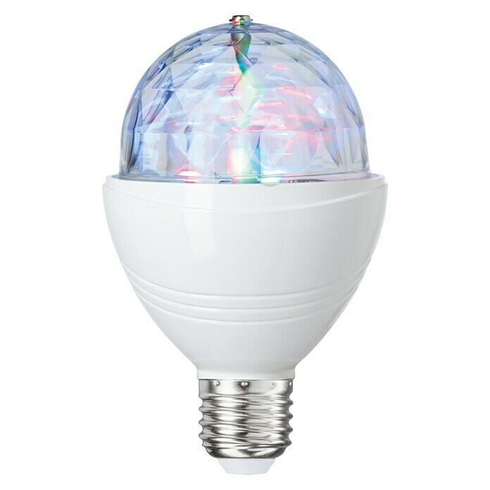 Ledlamp Discobal (3 W, E27, RGB-led)