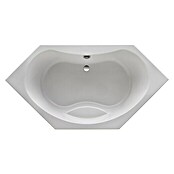 Ottofond Eckbadewanne Mostar (140 x 140 cm, Sanitäracryl, Weiß)