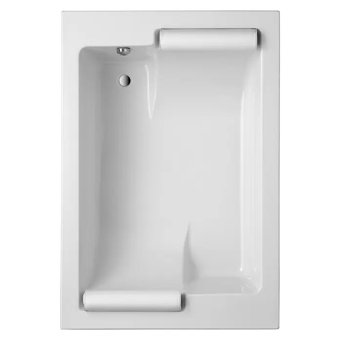 Ottofond Badewanne Ontario - 195 x 135 cm, Sanitäracryl, Weiß - Helle Badewanne mit praktischen Kopfstützen für entspannende Bäder. Das schlichte Design passt in jedes Badezimmer.