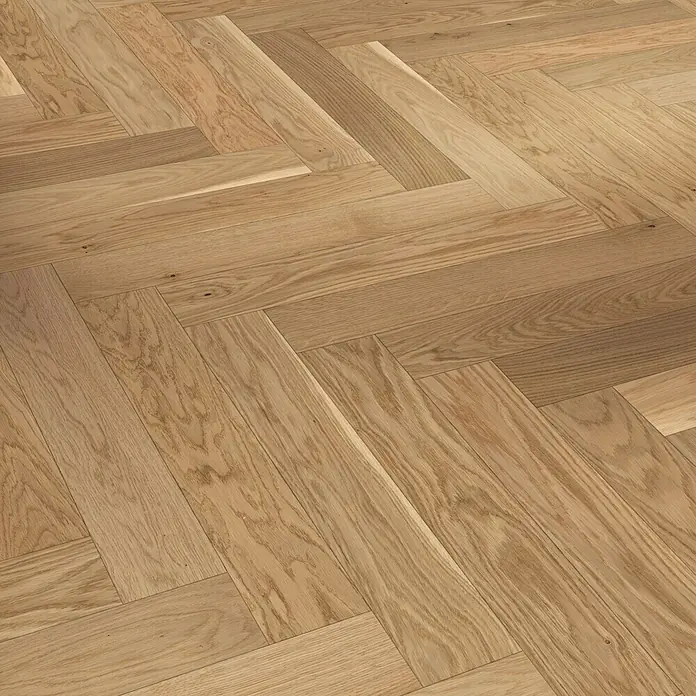 Parador Parkett Trendtime 3 - Eiche cream, Fischgrät, 570 x 95 x 10,5 mm - Helles Fischgrätparkett aus Holz, das eine warme und natürliche Atmosphäre schafft und die Schönheit des Holzes hervorhebt.