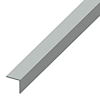 Kantoflex Winkelprofil (1 000 x 10 x 10 mm, Stärke: 1 mm, Aluminium, Eloxiert, Edelstahloptik)