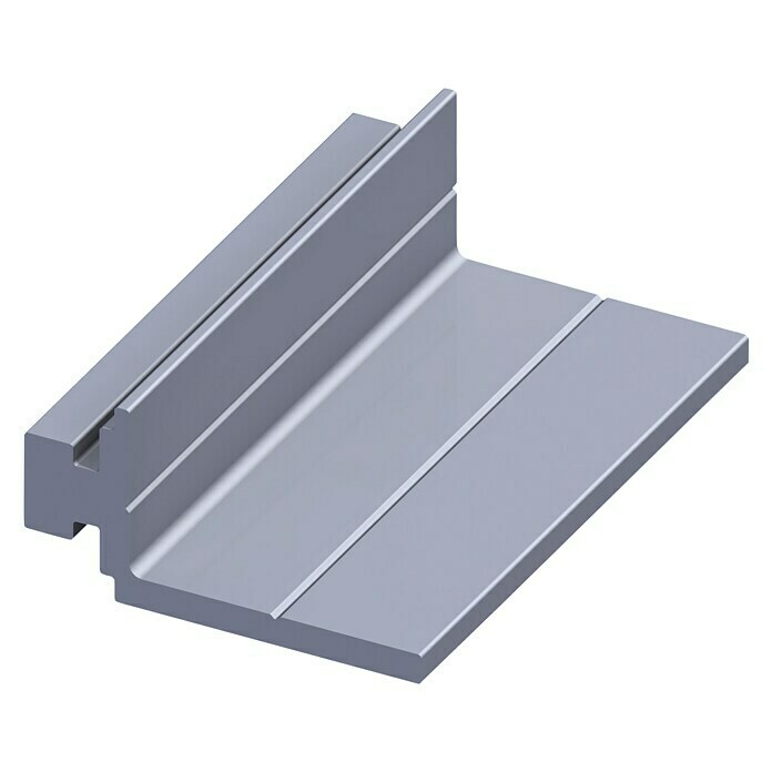 Kantoflex Coaxis Auflageprofil (50 x 23,5 mm, Aluminium, Blank, Traglast: Max. 25 kg)
