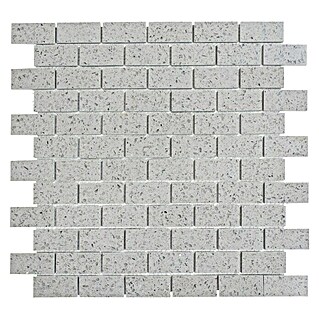 Mosaikfliese Brick Artifical XCM ASMB3 (30 x 30 cm, Grau, Glänzend)