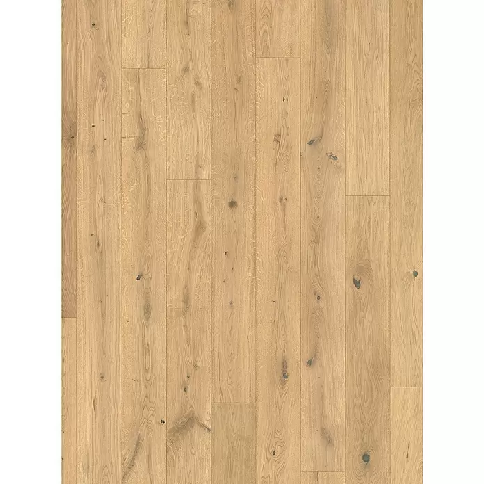 Parador Parkett Classic 3060 - Eiche Pure, Landhausdiele, 2.200 x 185 x 13 mm - Helles Eichenholzparkett mit natürlicher Maserung und Ästen.