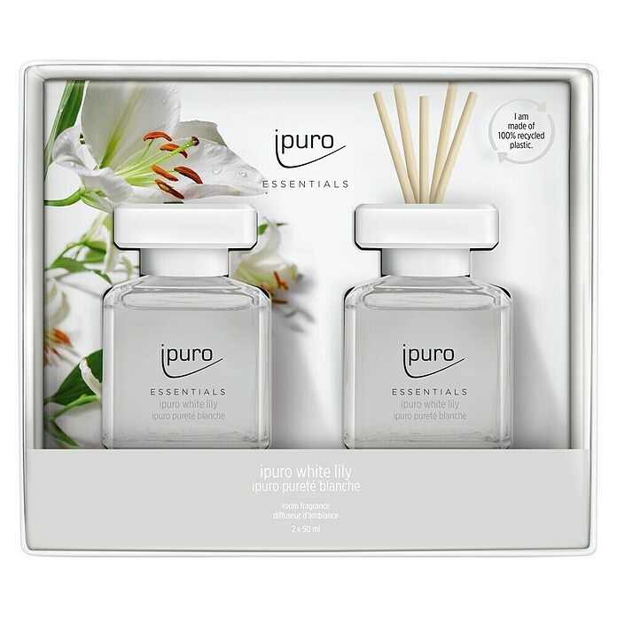 Ipuro Essentials Raumduft (White Lily, 2 Stk., 50 ml) | BAUHAUS