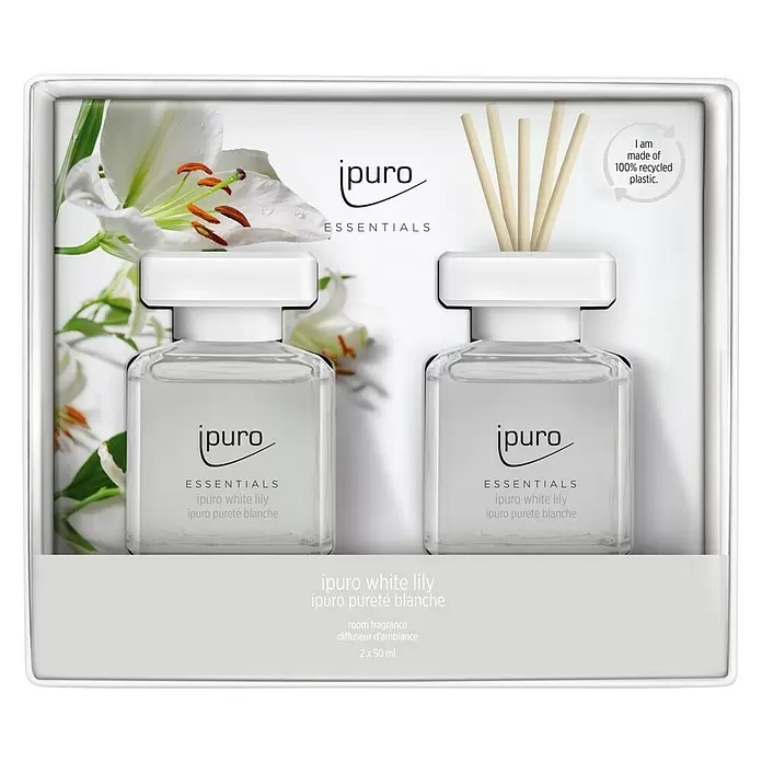 Ipuro Essentials RaumduftWhite Lily, 2 Stk., 50 ml