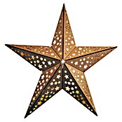 Estrella navideña LED (10 luces, Marrón, Diámetro: 40 cm)