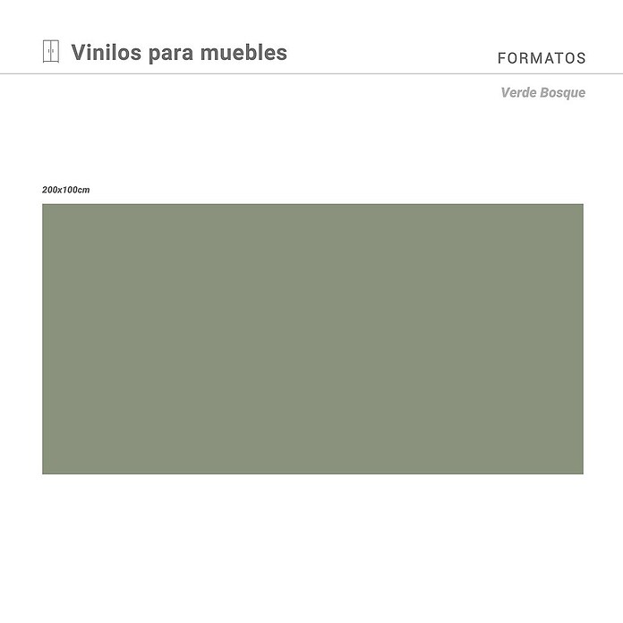 Vinilo de pared autoadhesivo Bosque (Verde bosque, 200 x 100 cm) | BAUHAUS