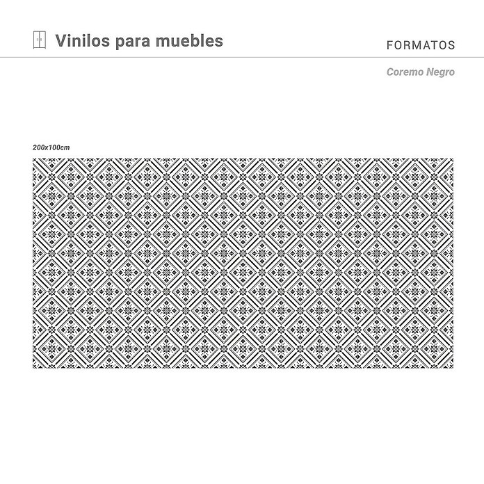 Vinilo de pared autoadhesivo Coremo (Negro, 200 x 100 cm) | BAUHAUS