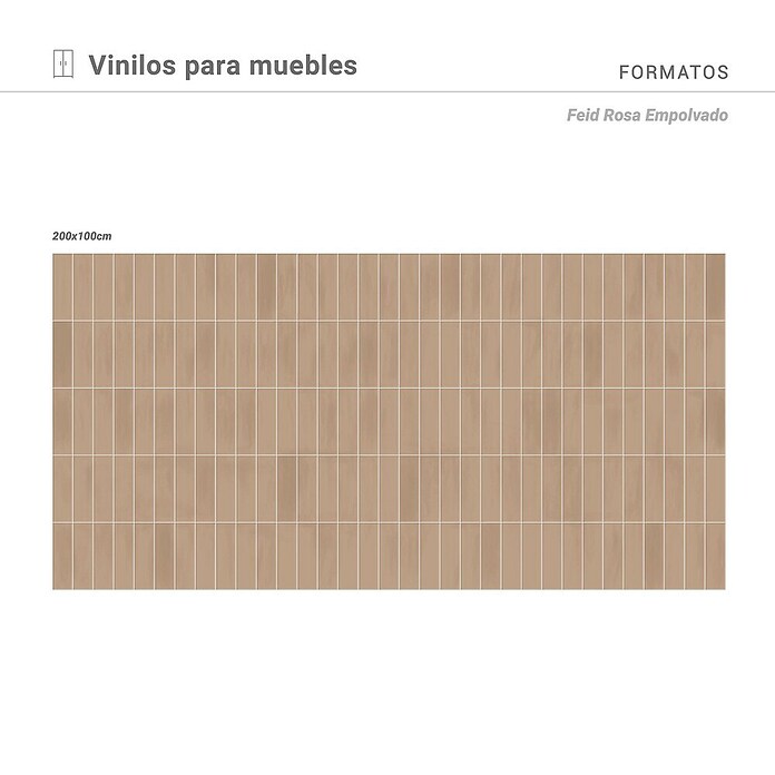 Vinilo de pared autoadhesivo Feid (Rosa, 200 x 100 cm) | BAUHAUS
