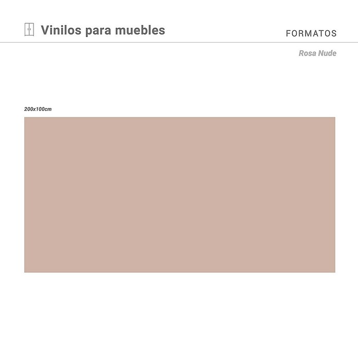 Vinilo de pared autoadhesivo Nude (Rosa, 200 x 100 cm) | BAUHAUS