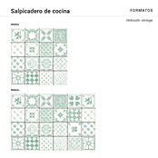 Panel salpicadero de cocina Hidra Vintage (L x An: 90 x 60 cm) | BAUHAUS