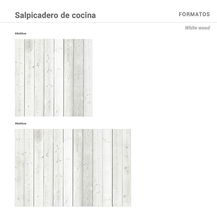 Panel salpicadero de cocina Wood (L x An: 60 x 60 cm) | BAUHAUS