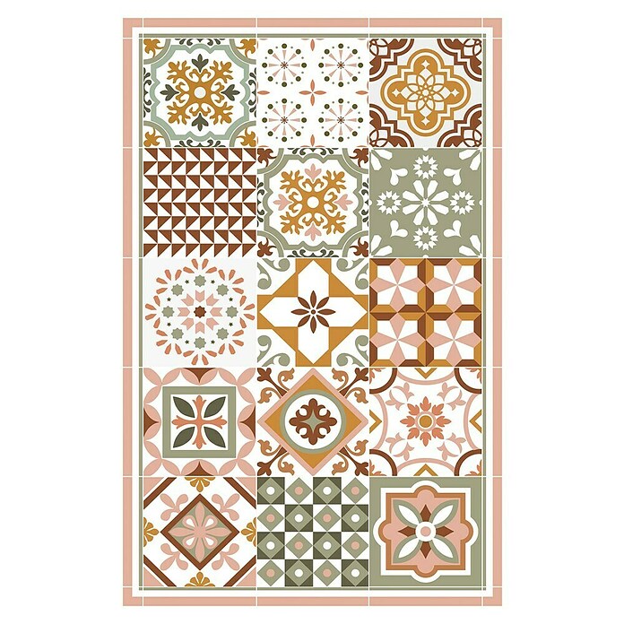 Alfombra de vinilo Carmina (Terracota, 75 x 48 cm, PVC) | BAUHAUS