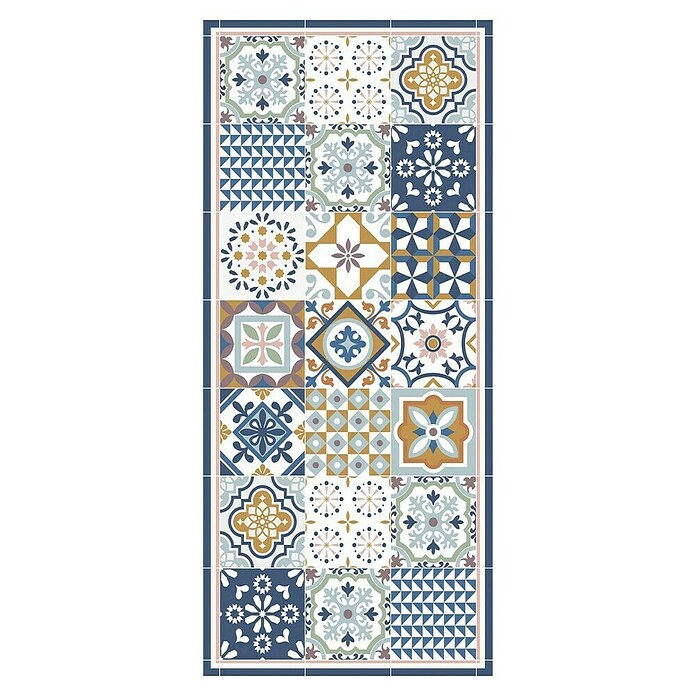 Alfombra de vinilo Carmina (Azul, 110 x 48 cm, PVC) | BAUHAUS