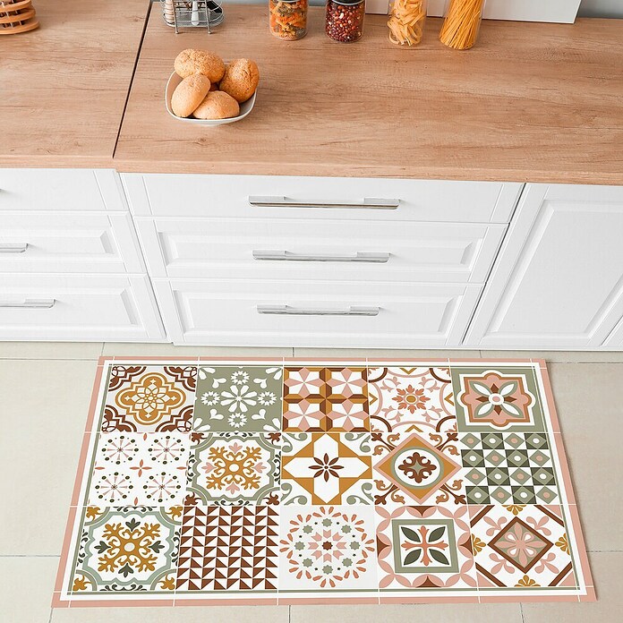 Alfombra de vinilo Carmina (Terracota, 75 x 48 cm, PVC) | BAUHAUS
