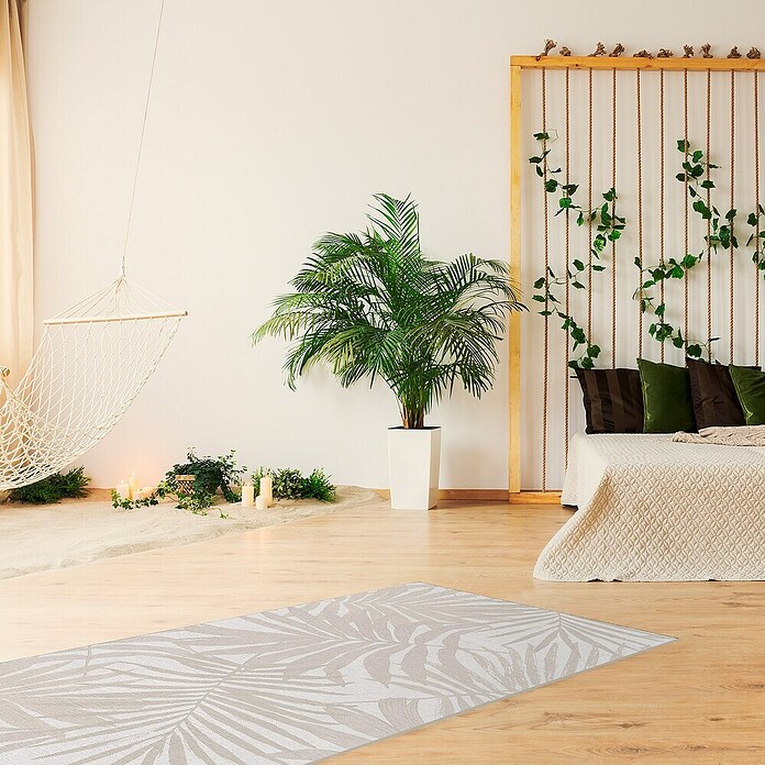 Alfombra de vinilo Tropikal (Crema, 110 x 48 cm, PVC) | BAUHAUS