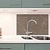 Panel salpicadero de cocina Marble (L x An: 90 x 60 cm, Taupe) | BAUHAUS