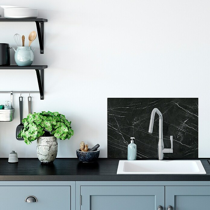 Panel salpicadero de cocina Marble (L x An: 60 x 60 cm, Café) | BAUHAUS