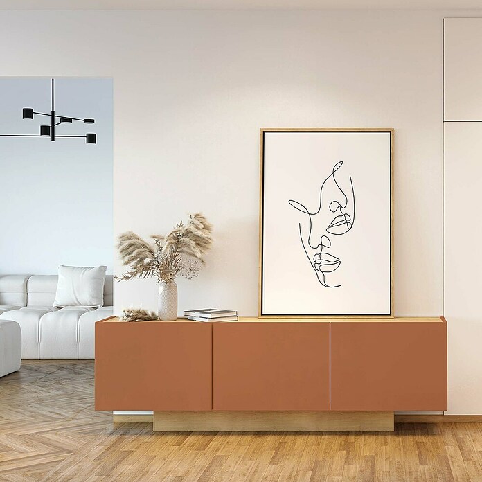 Vinilo de pared autoadhesivo Teja (Rojo teja, 200 x 100 cm) | BAUHAUS