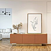 Vinilo de pared autoadhesivo Teja (Rojo teja, 200 x 100 cm) | BAUHAUS
