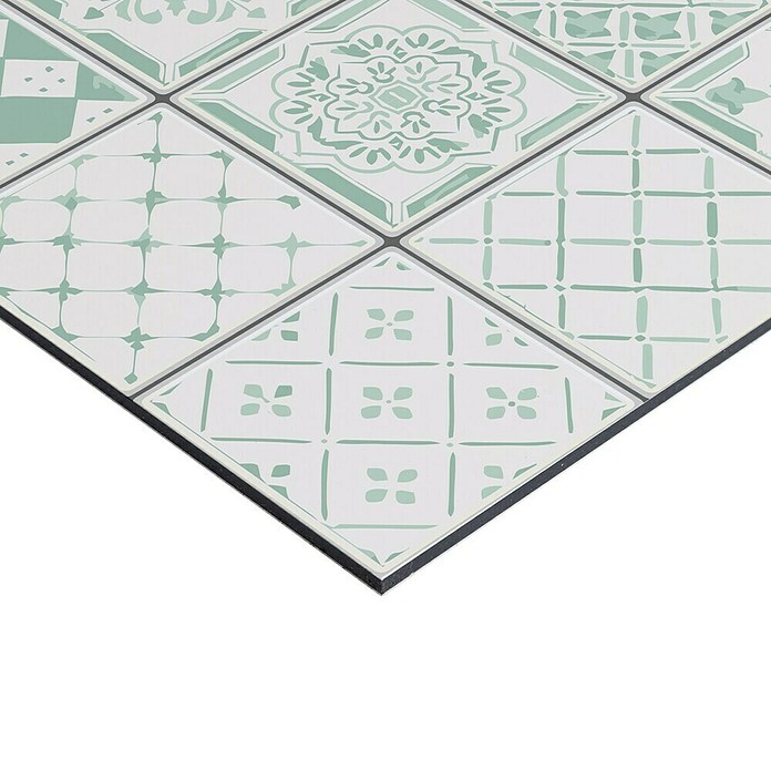 Panel salpicadero de cocina Hidra Vintage (L x An: 90 x 60 cm) | BAUHAUS