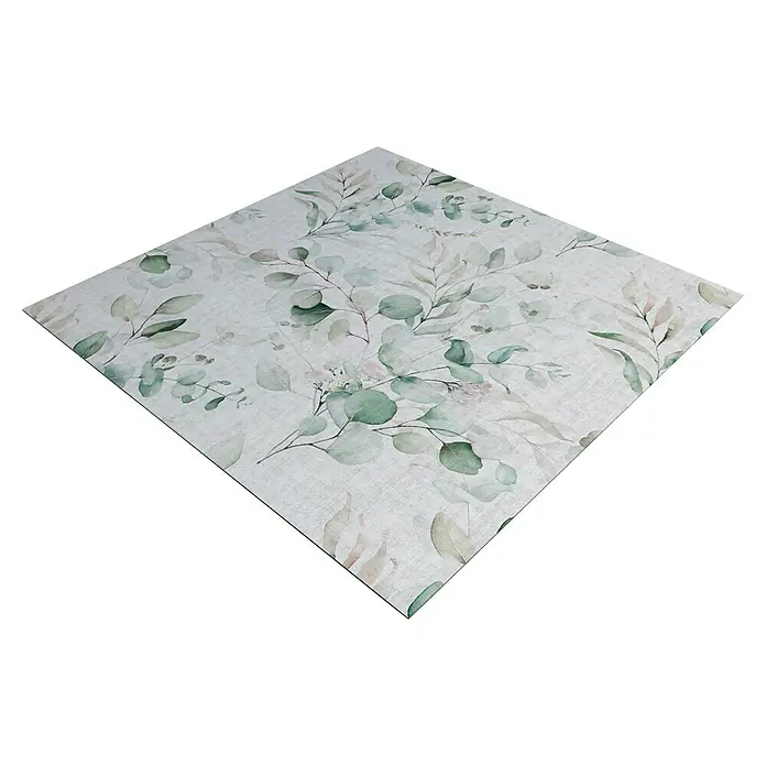 Panel de pared salpicadero de cocina Eucalipto - L x An: 60 x 60 cm - Mantel individual decorativo con diseño de hojas verdes, ideal para mesas. Protege las superficies con estilo de arañazos y manchas.