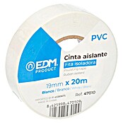 EDM Cinta aislante de PVC Supra (20 m x 19 mm, Blanco) | BAUHAUS