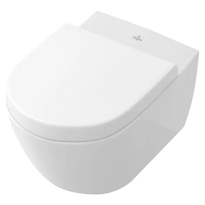Villeroy & Boch Subway 2.0 Wand-WC - Spülrandlos, Mit schmutzabweisender Glasur, Spülform: Tief, WC Abgang: Waagerecht, Weiß - Elegantes, wandhängendes WC von Villeroy & Boch. Das moderne Design in Weiß fügt sich nahtlos in jedes Badezimmer ein und überzeugt mit seiner Funktionalität.