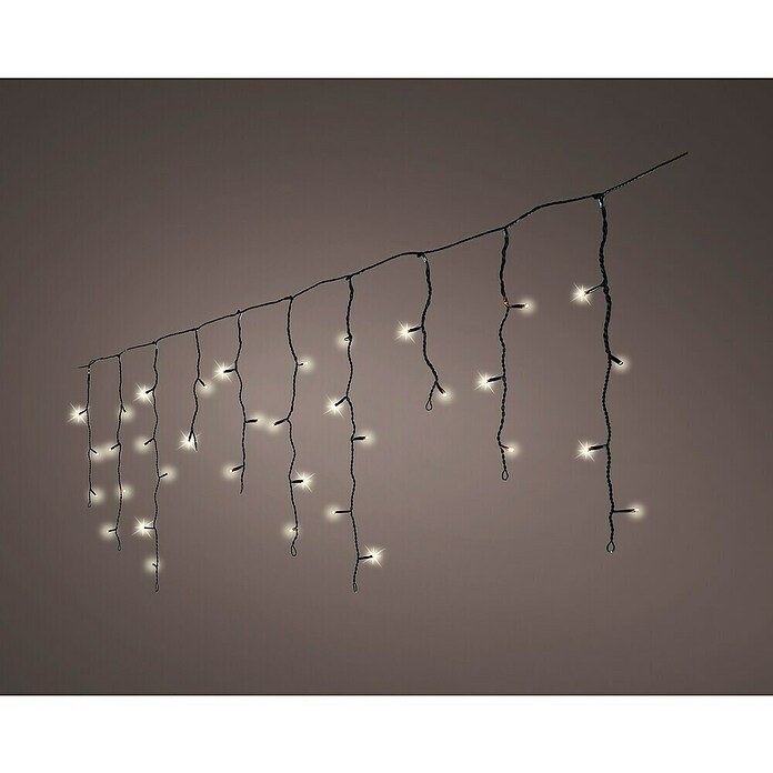 Guirnalda luminosa LED Icicle (Para exterior, Multicolor, 256 ud.) | BAUHAUS