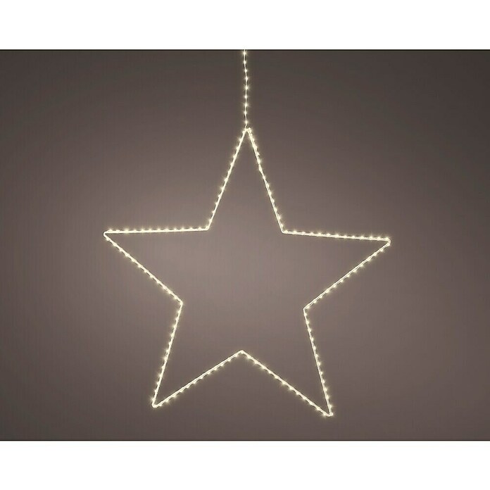 Guirnalda luminosa LED estrella (Para exterior, Diámetro: 58 cm, Color de luz: Blanco cálido, Número de bombillas: 175 ud.) | BAUHAUS