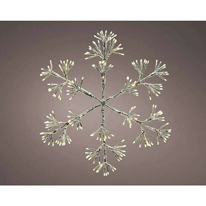 Figura decorativa LED copo de nieve (Para exterior, Metal, Altura: 48 cm) | BAUHAUS