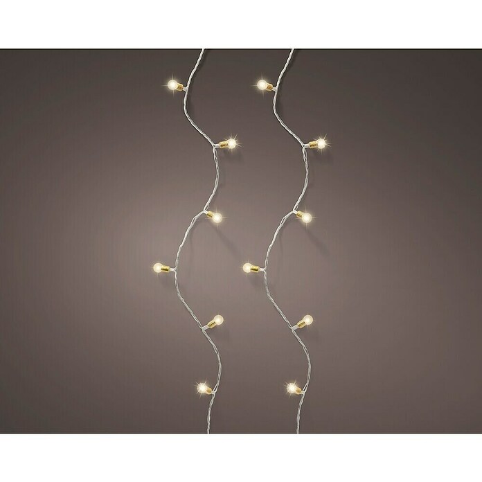 Guirnalda luminosa LED (Para interior, 17,9 cm, Blanco cálido, 180 ud.) | BAUHAUS