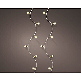 Guirnalda luminosa LED (Para interior, 11,9 cm, Blanco cálido, 50 ud.)