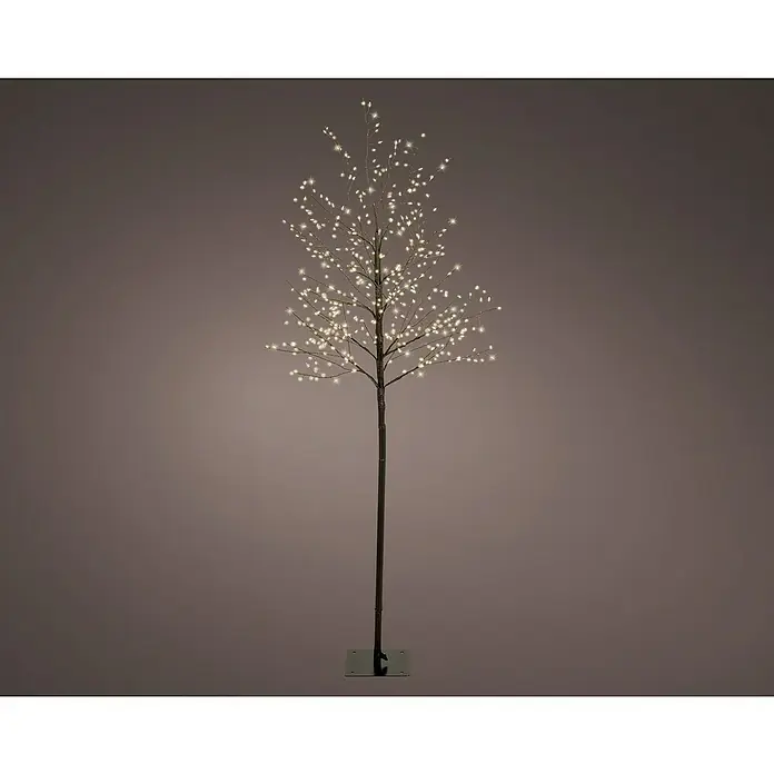 Árbol de Navidad de LEDs - Para interior, 480 ud., Color de luz: Blanco cálido - Un árbol LED decorativo con luces blanco cálido, ideal para iluminación festiva y crear un ambiente acogedor en interiores.