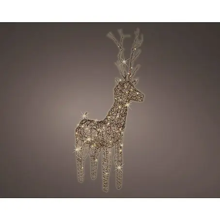 Figura decorativa LED ciervo
