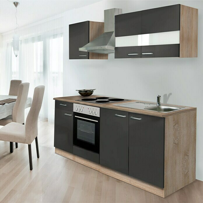 Respekta Cocina (210 cm, Gris)