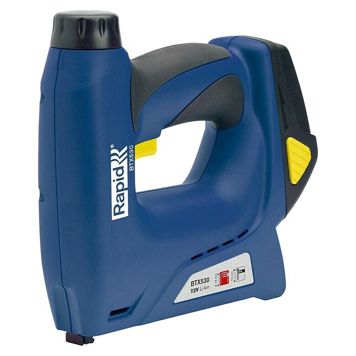 Rapid Grapadora de batería BTX530 (7,2 V, Iones de litio, 1,3 Ah, 1 batería, Profundidad de grapado: 6 - 14 mm)